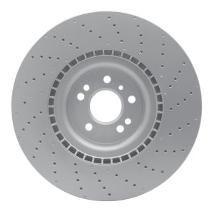 Mercedes-Benz GL550 Brake Rotor (1) - Front - R1 Concepts - GeoSPEC Coated Rotor - Drilled - `12-`19